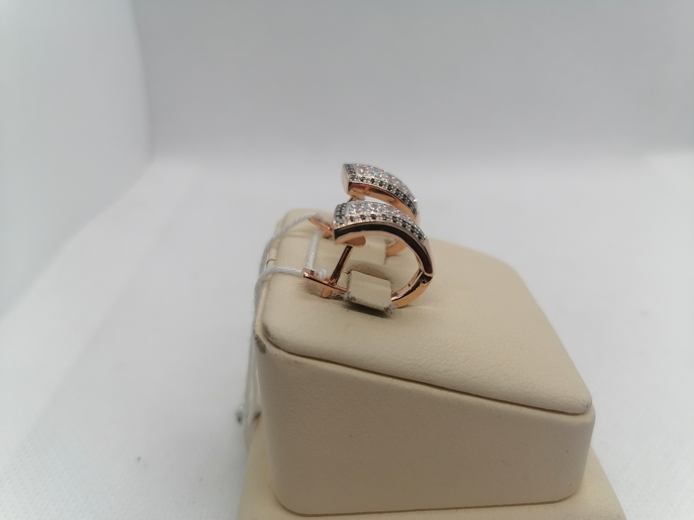 СКМИ585 СЕРЬГИ С КАМНЯМИ (Au 585)