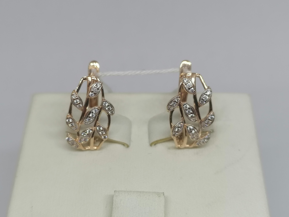 СЕРЬГИ С КАМНЯМИ (Au 585)