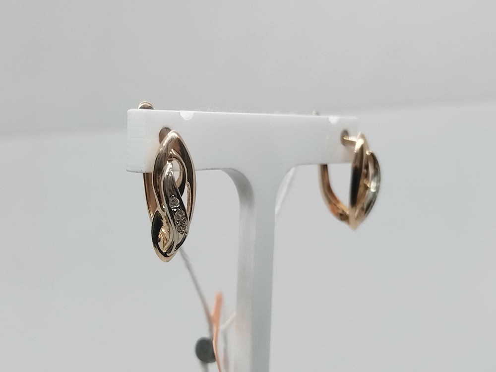 СЕРЬГИ С КАМНЯМИ (Au 585)