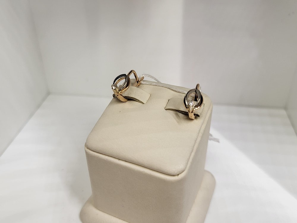 СКМ585 СЕРЬГИ С КАМНЕМ (Au 585) СКМ585 СЕРЬГИ С КАМНЕМ (Au 585)