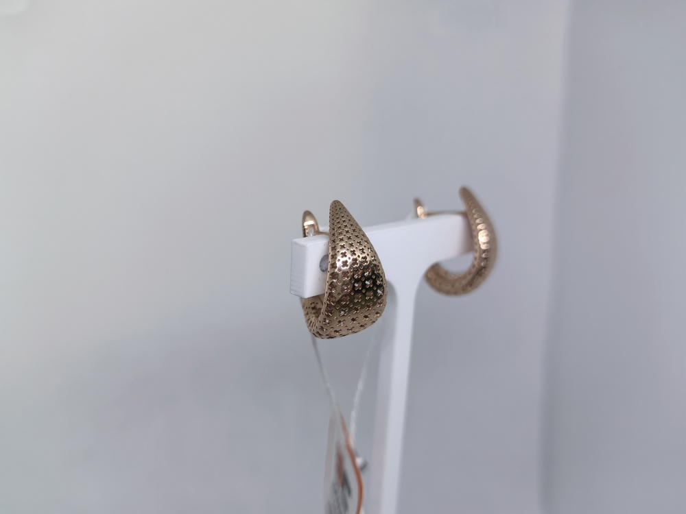 СЕРЬГИ БЕЗ КАМНЯ (Au 585)