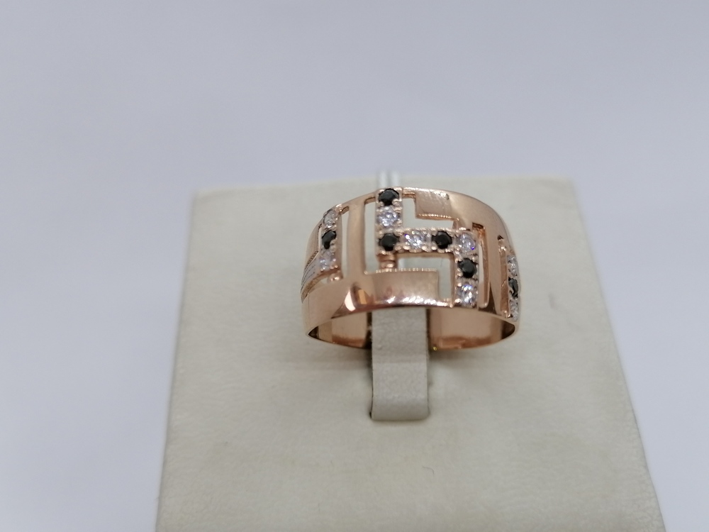 КОЛКМИ585 КОЛЬЦО С КАМНЯМИ (Au 585)