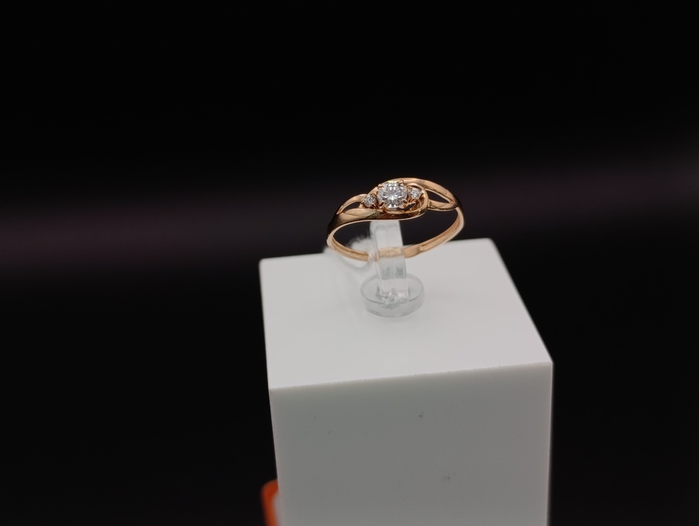 КОЛКМИ585 КОЛЬЦО С КАМНЯМИ (Au 585)