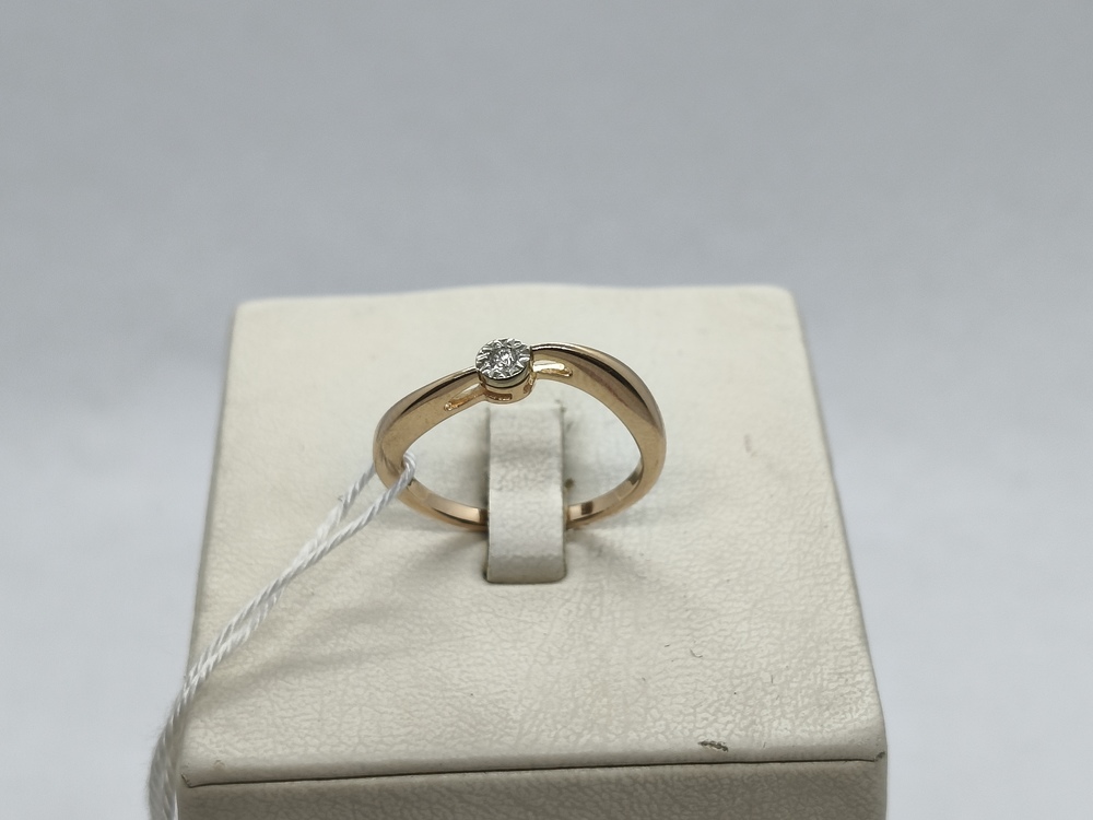 КОЛЬЦО БРИЛЛИАНТ Au 585