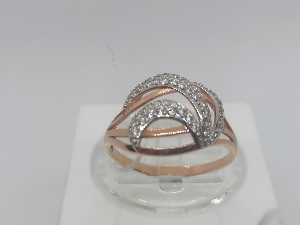 КОЛКМИ585 КОЛЬЦО С КАМНЯМИ (Au 585)