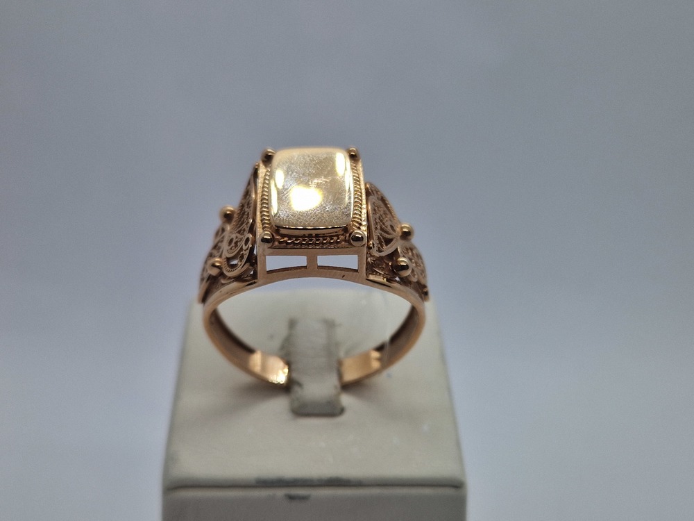 КОЛЬЦО ПЕЧАТКА без камня (Au 585)