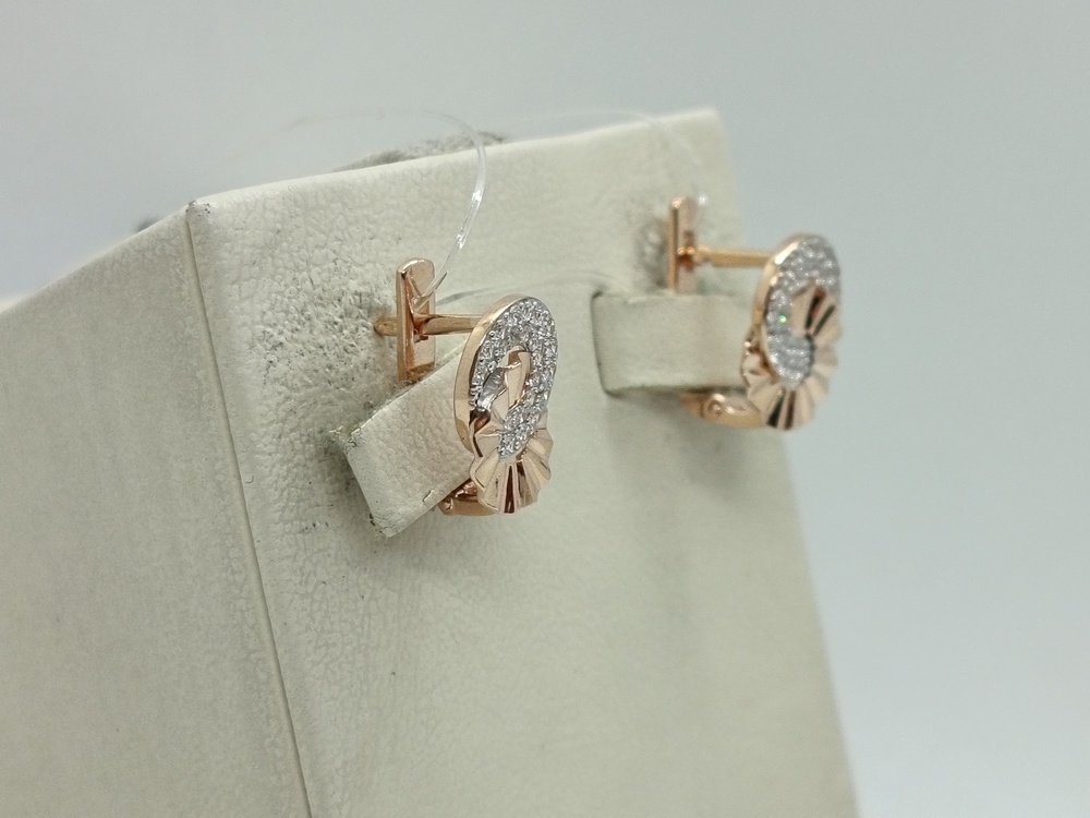 СЕРЬГИ С КАМНЯМИ (Au 585)