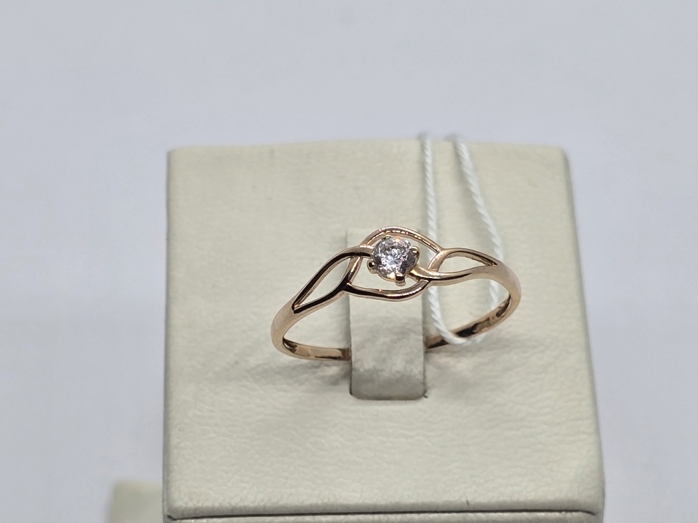 КОЛЬЦО С КАМНЕМ (Au 585)