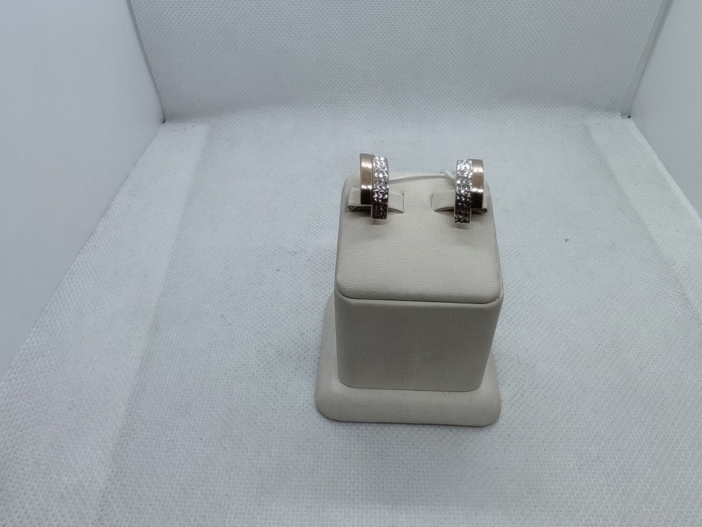 СБКМ585 СЕРЬГИ БЕЗ КАМНЯ (Au 585)