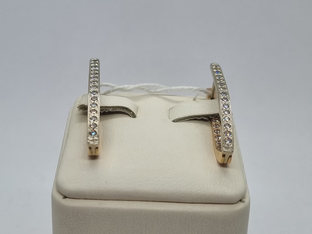 СЕРЬГИ С КАМНЯМИ (Au 585)