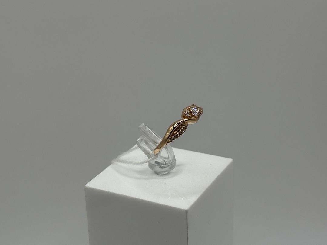 КОЛКМИ585 КОЛЬЦО С КАМНЯМИ (Au 585)