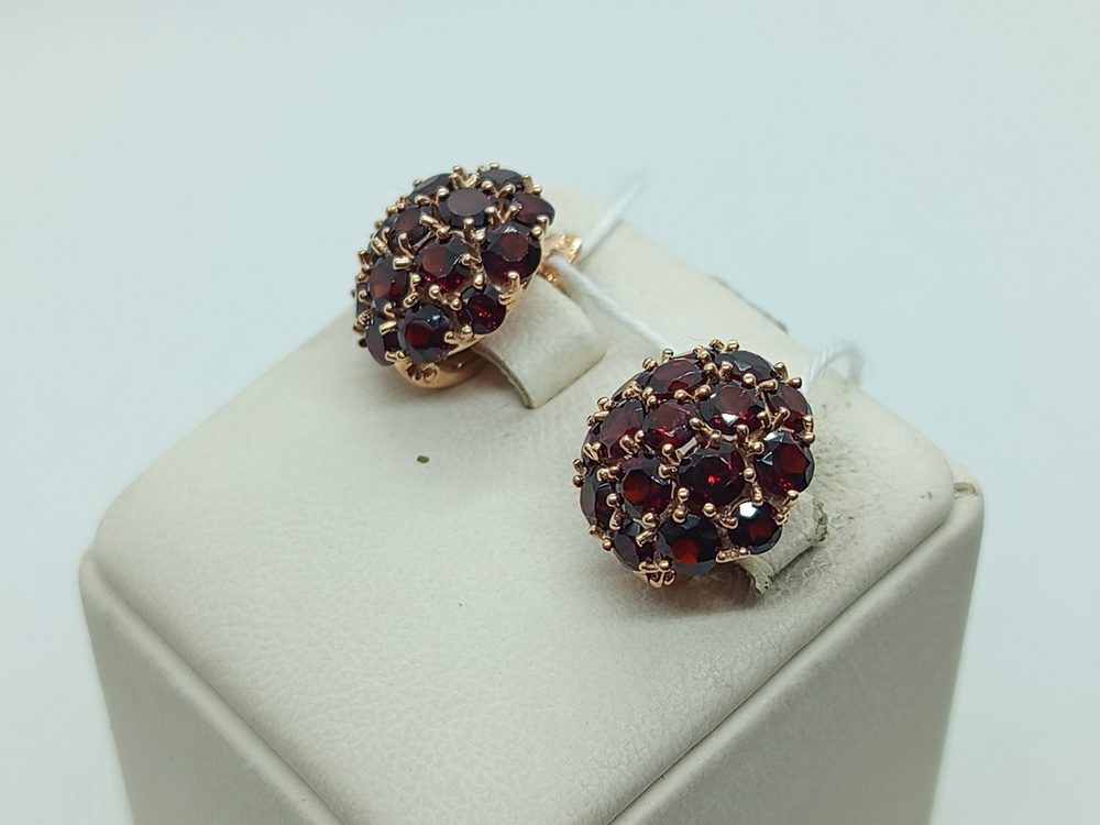 СКМИ585 СЕРЬГИ С КАМНЯМИ (Au 585)