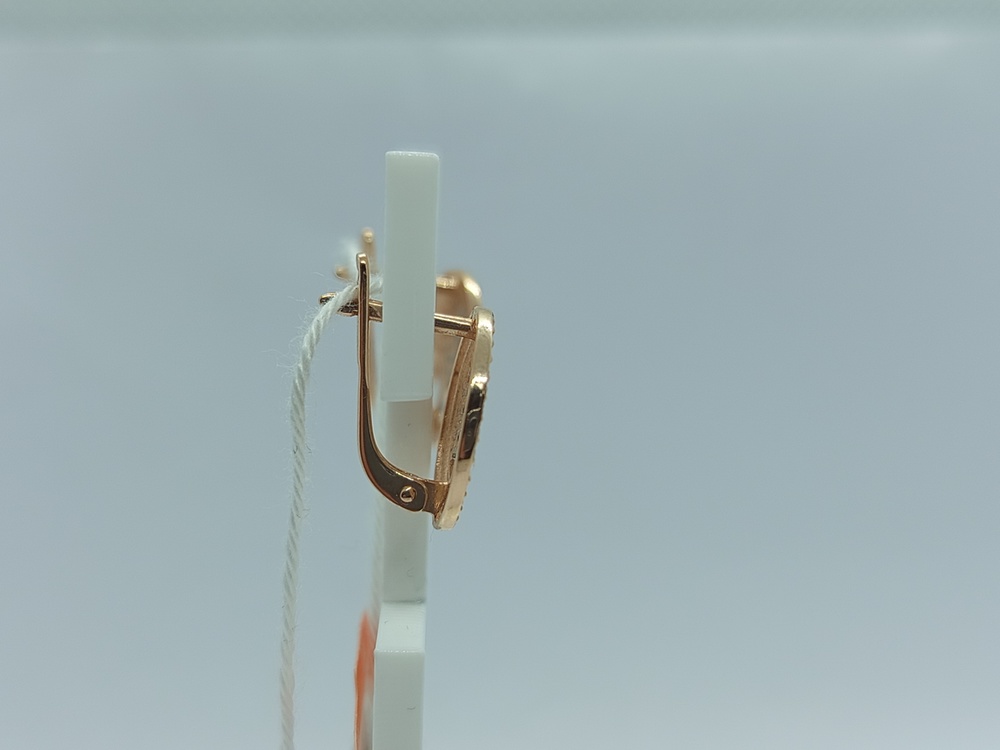 СКМИ585 СЕРЬГИ С КАМНЯМИ (Au 585)