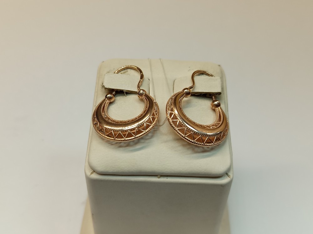 СЕРЬГИ БЕЗ КАМНЯ (Au 585) СЕРЬГИ БЕЗ КАМНЯ (Au 585)