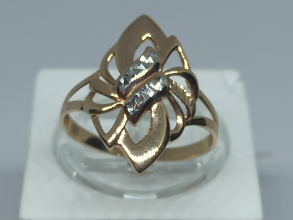 А 012101 КОЛЬЦО БЕЗ КАМНЯ (Au 585)