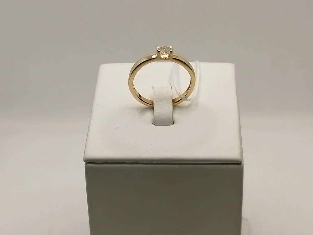 КОЛЬЦО БРИЛЛИАНТ Au 750