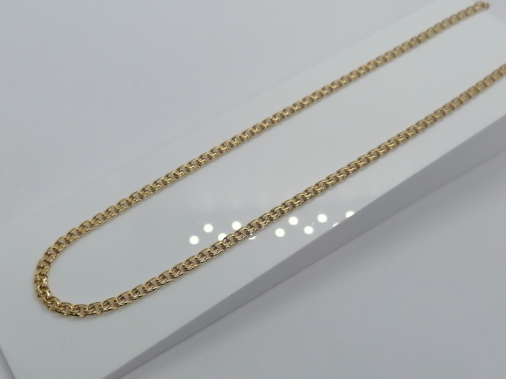 ЦЕПЬ ПОЛНОВЕСНАЯ Бисмарк (Au 585)