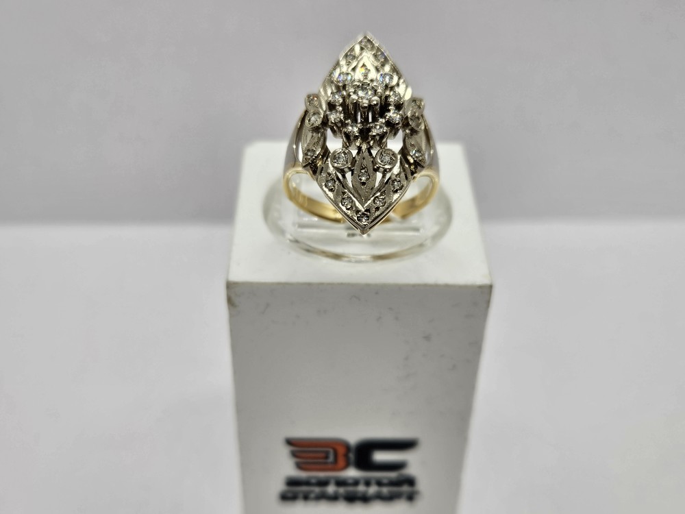 КОЛЬЦО БРИЛЛИАНТ Au 375