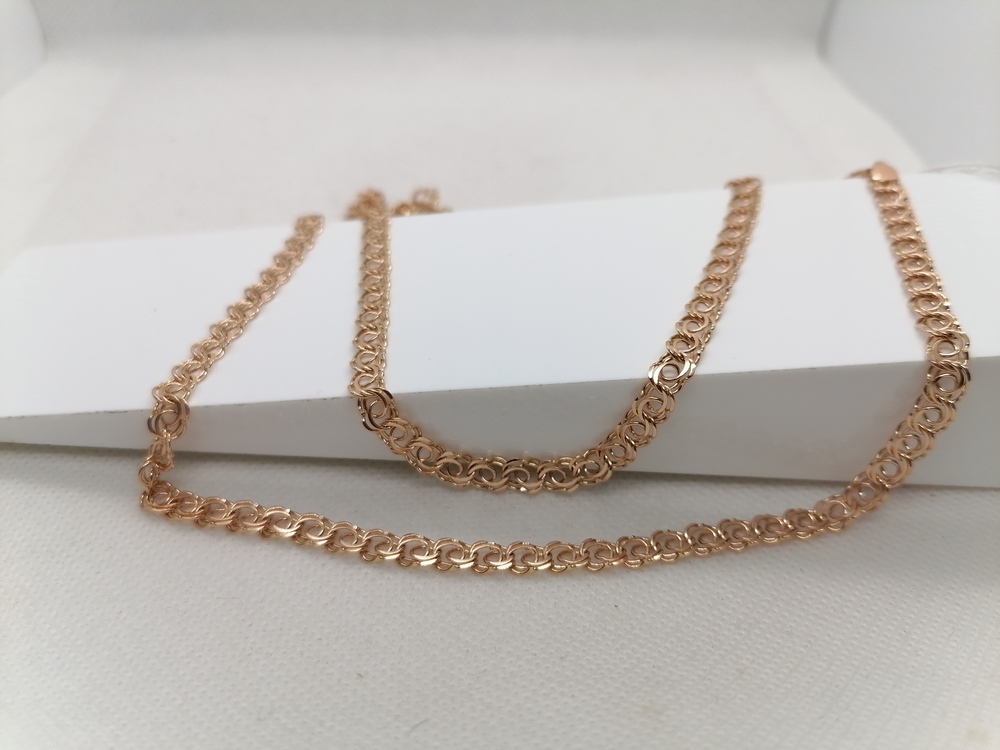 ЦЕПЬ ПОЛНОВЕСНАЯ Бисмарк (Au 585)