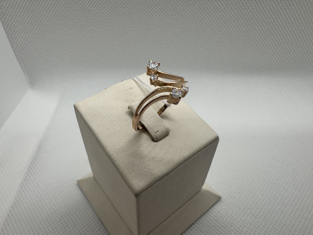 КОЛКМИ585 КОЛЬЦО С КАМНЯМИ (Au 585)