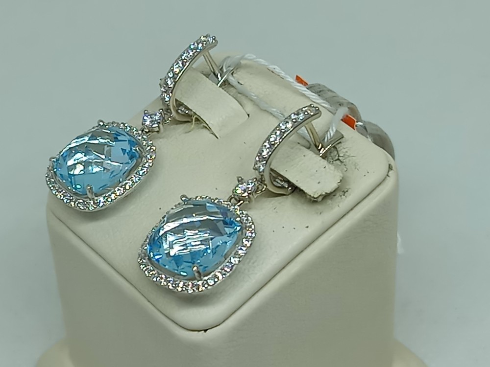 СЕРЬГИ С КАМНЯМИ (Au 585)