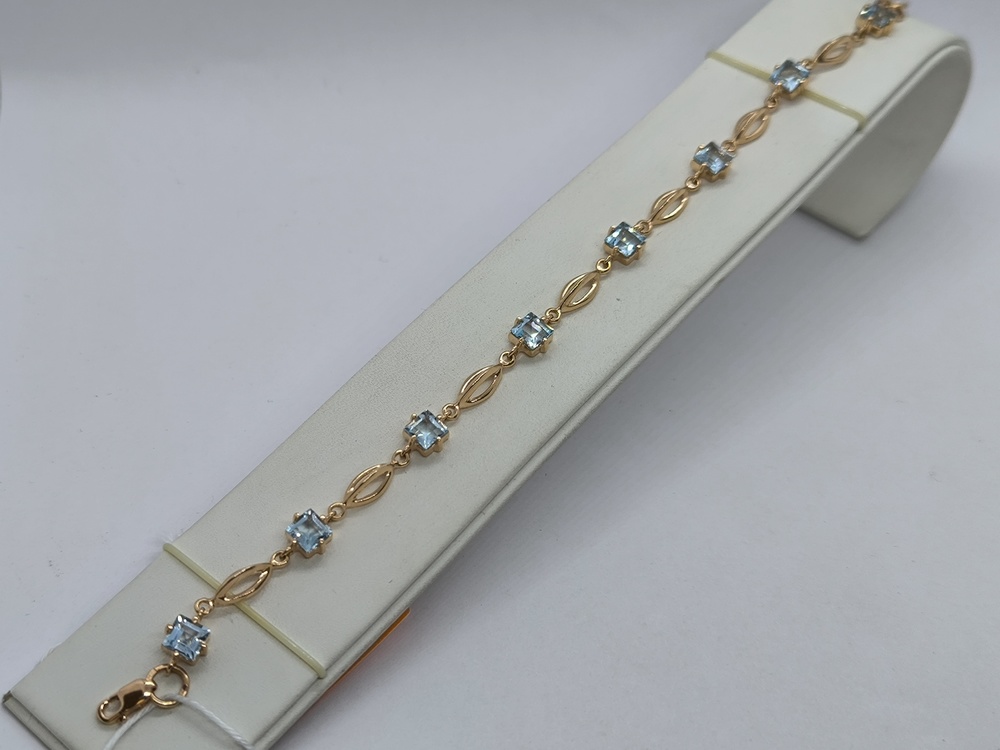 БРАСЛЕТ С КАМНЯМИ (Au 585)