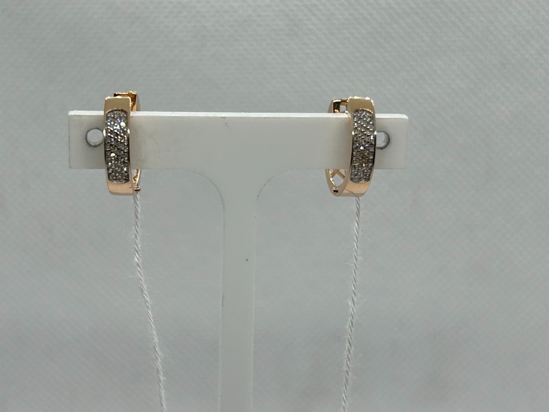 СЕРЬГИ С КАМНЯМИ (Au 585)