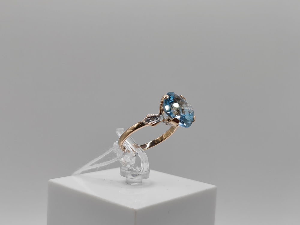 КОЛКМИ585 КОЛЬЦО С КАМНЯМИ (Au 585)