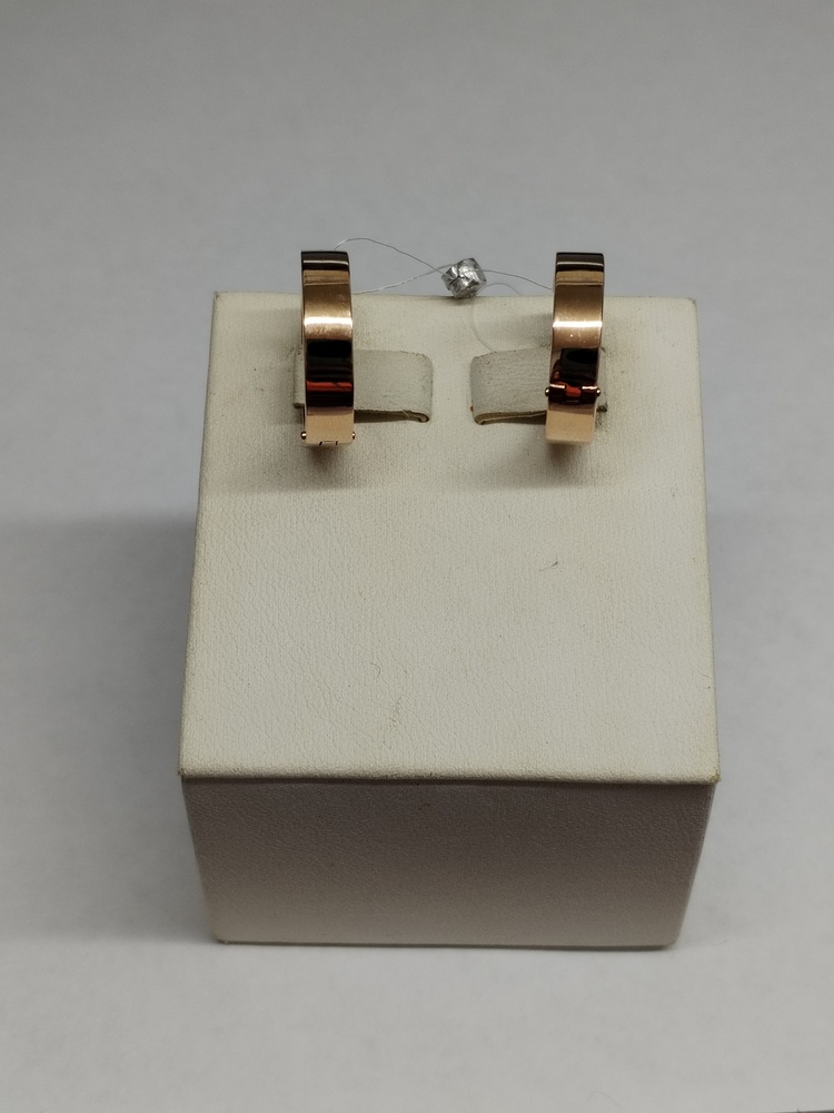 СЕРЬГИ БЕЗ КАМНЯ (Au 585)