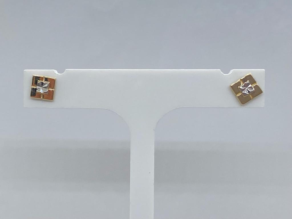 СЕРЬГИ ПУСЕТЫ без камня (Au 585)