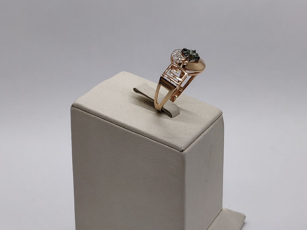 КОЛКМИ585 КОЛЬЦО С КАМНЯМИ (Au 585)