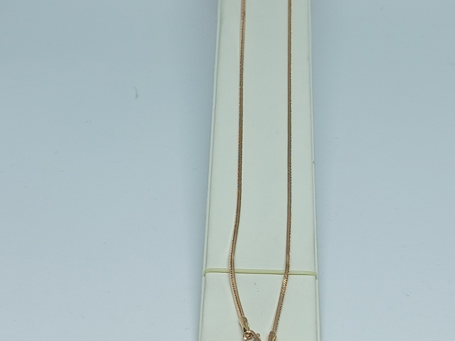 ЦЕПЬ ПОЛНОВЕСНАЯ Жгут(снейк) (Au 585)