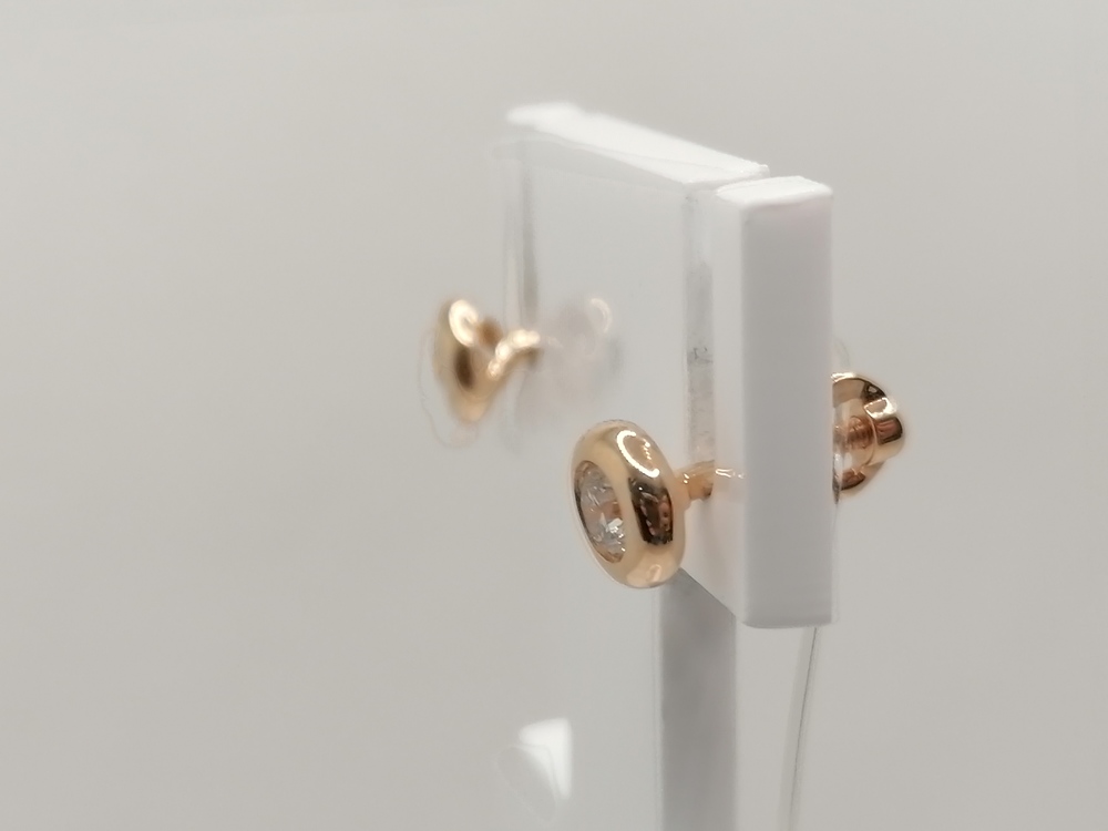 С02073-120 СЕРЬГИ БРИЛЛИАНТ (Au 585)