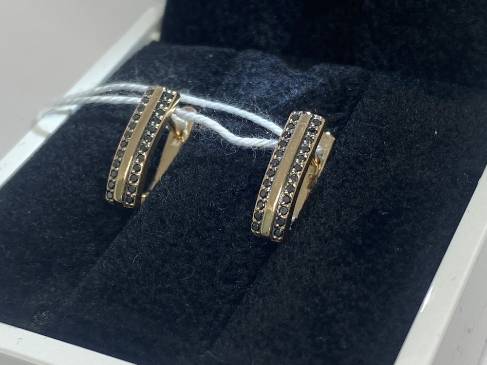 СЕРЬГИ С КАМНЯМИ (Au 585)