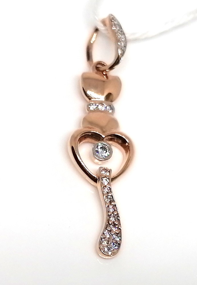 ПОДКМИ585 ПОДВЕСКА С КАМНЯМИ (Au 585) ПОДКМИ585 ПОДВЕСКА С КАМНЯМИ (Au 585)