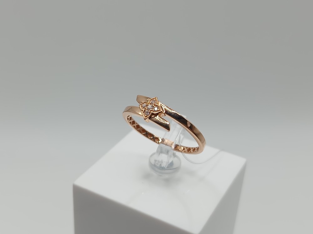 КОЛЬЦО С КАМНЯМИ (Au 585)