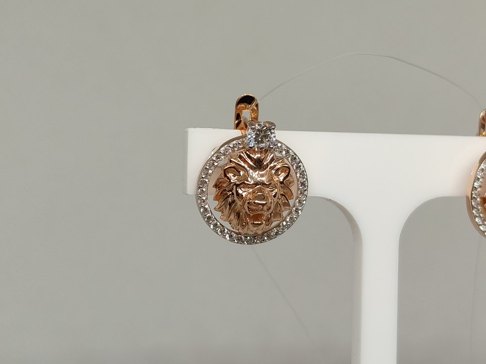 СЕРЬГИ С КАМНЯМИ (Au 585)