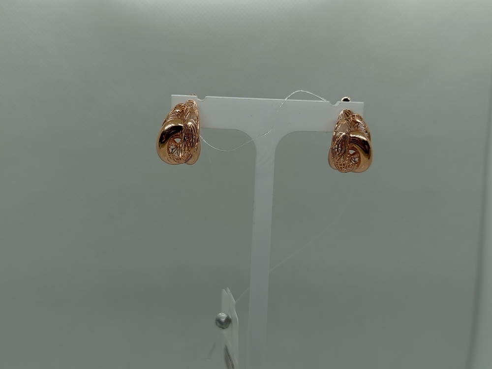 СЕРЬГИ БЕЗ КАМНЯ (Au 585)