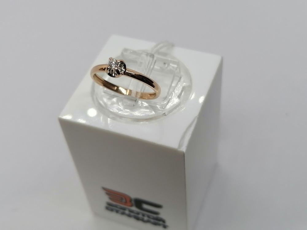 КОЛЬЦО БРИЛЛИАНТ Au 585