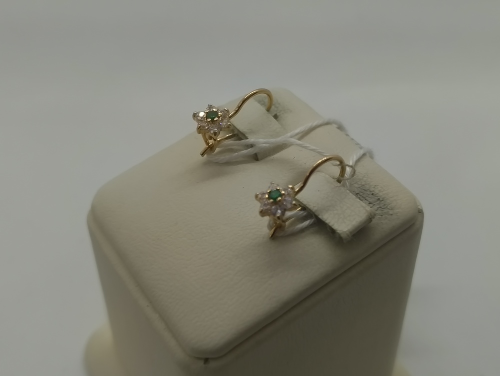 СЕРЬГИ С КАМНЯМИ (Au 585)