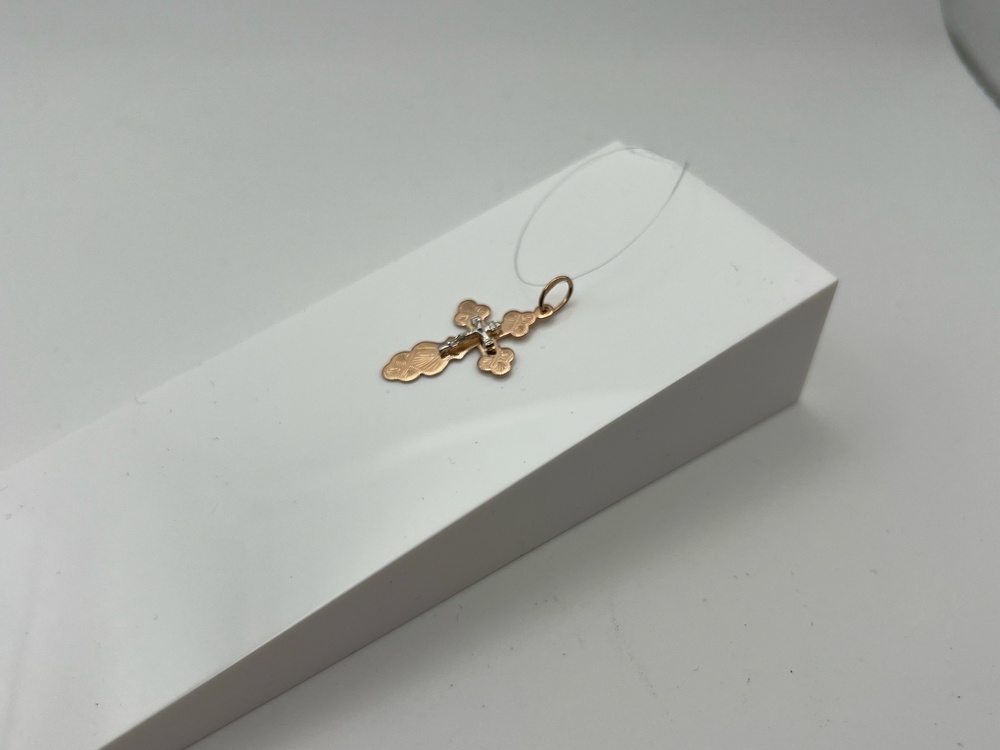 ПОДВЕСКА КРЕСТ (Au 585)