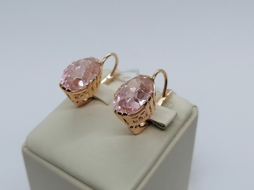 СЕРЬГИ С КАМНЕМ (Au 583)