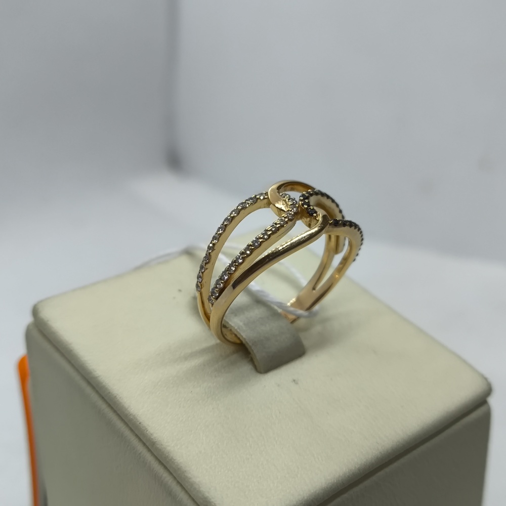 КОЛКМИ585 КОЛЬЦО С КАМНЯМИ (Au 585)