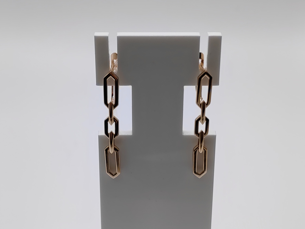 СЕРЬГИ БЕЗ КАМНЯ (Au 585)