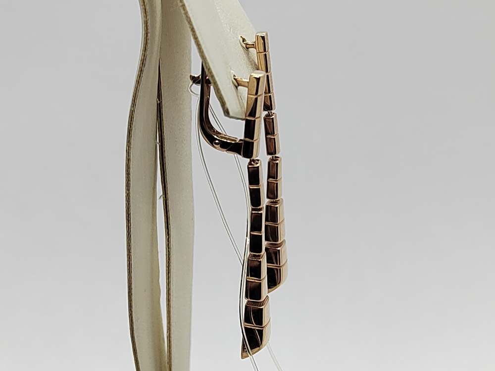 СЕРЬГИ БЕЗ КАМНЯ (Au 585)