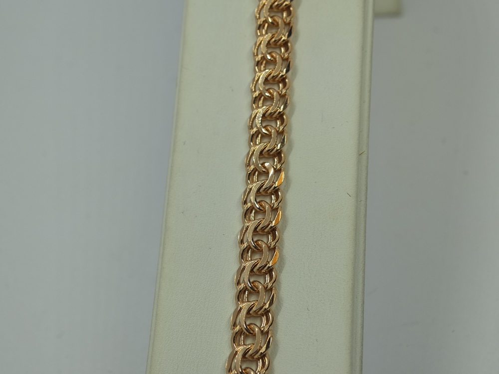 БРАСЛЕТ ПОЛНОВЕСНЫЙ Бисмарк (Au 585)