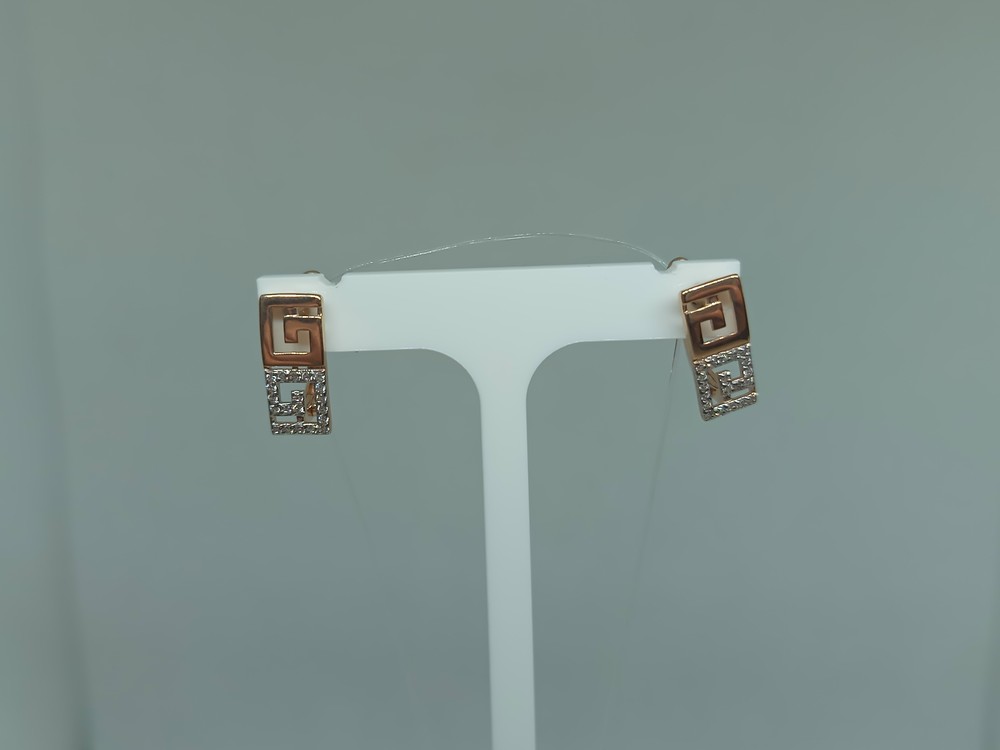 СЕРЬГИ С КАМНЯМИ (Au 585)