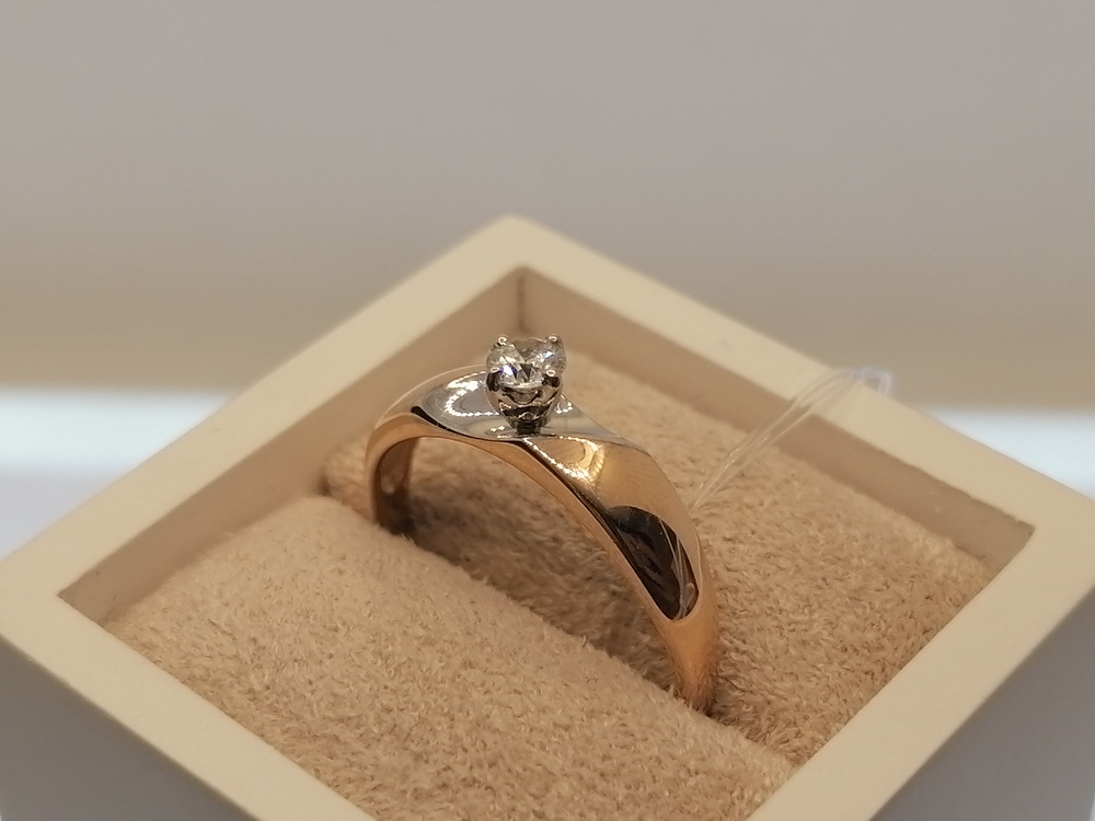 КОЛЬЦО С КАМНЕМ (Au 585)