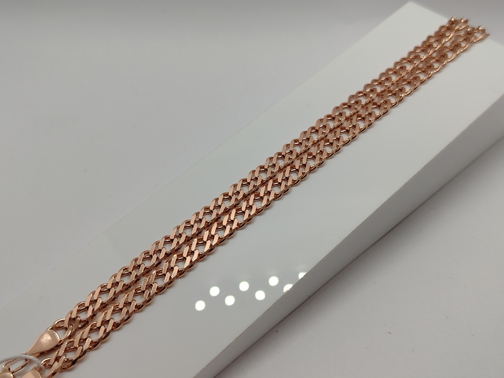 ЦЕПЬ ПОЛНОВЕСНАЯ Ромб двойной (Au 585)