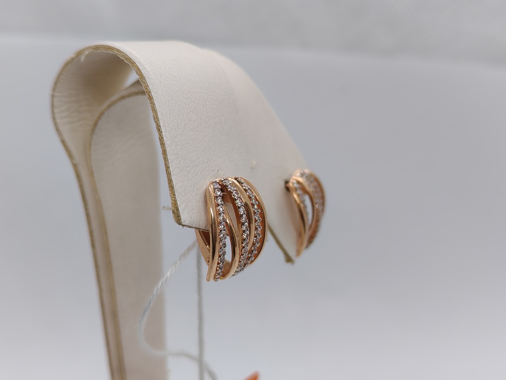 СЕРЬГИ С КАМНЯМИ (Au 585)